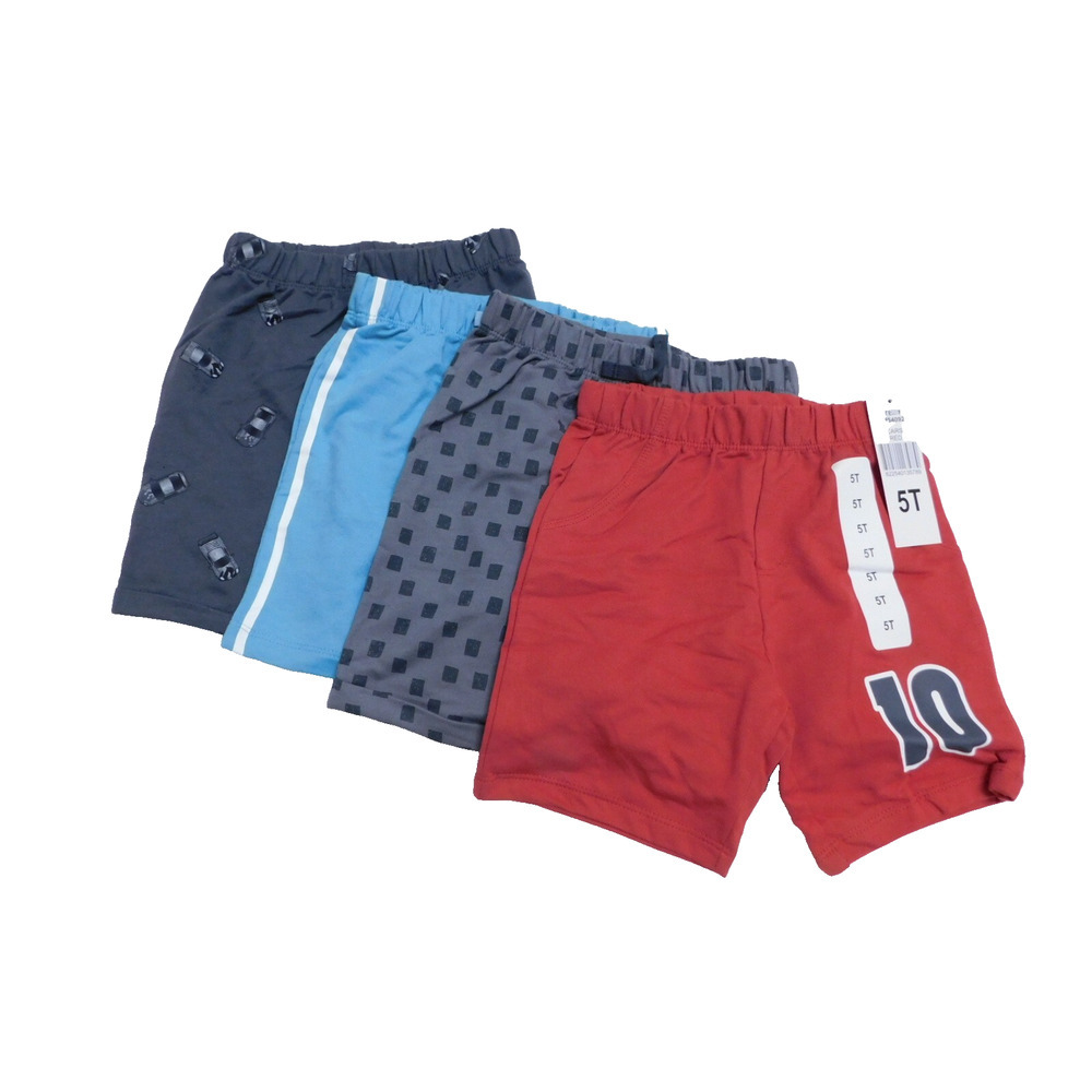 R2 Pekkle Toddler Cars Multi Color 4-Piece Short Set Size 5T